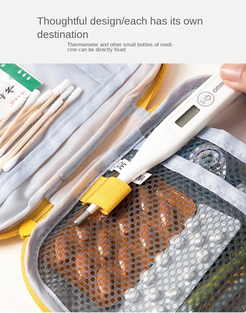3-Piece Portable First Aid Kit Organizer - Camper Glamping