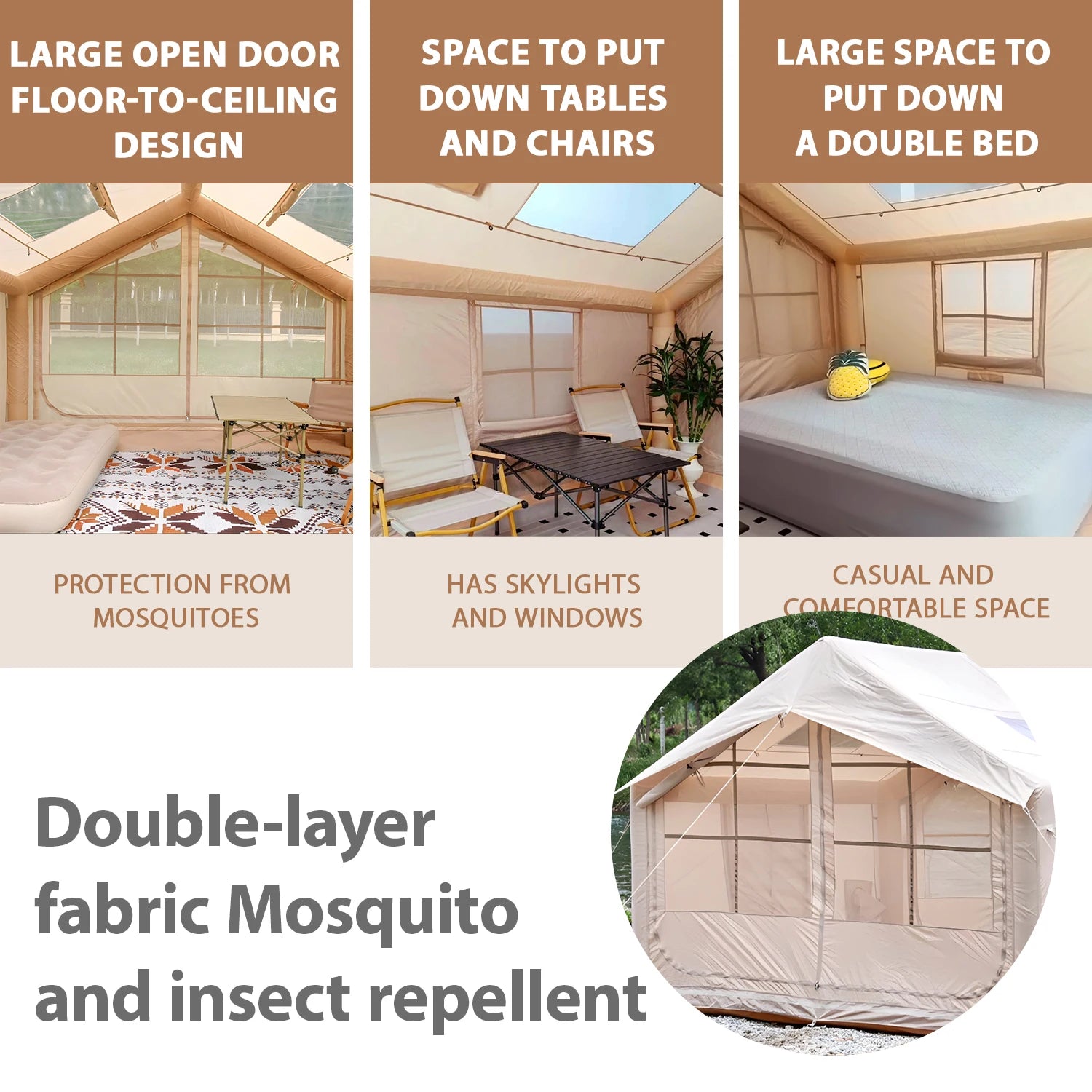 Inflatable Tent for 6-8 People
