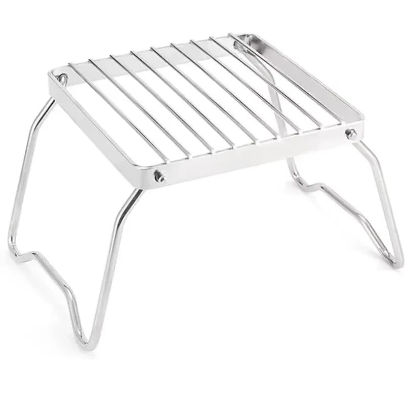 Portable Stainless Steel Camping Stove Rack - Camper Glamping