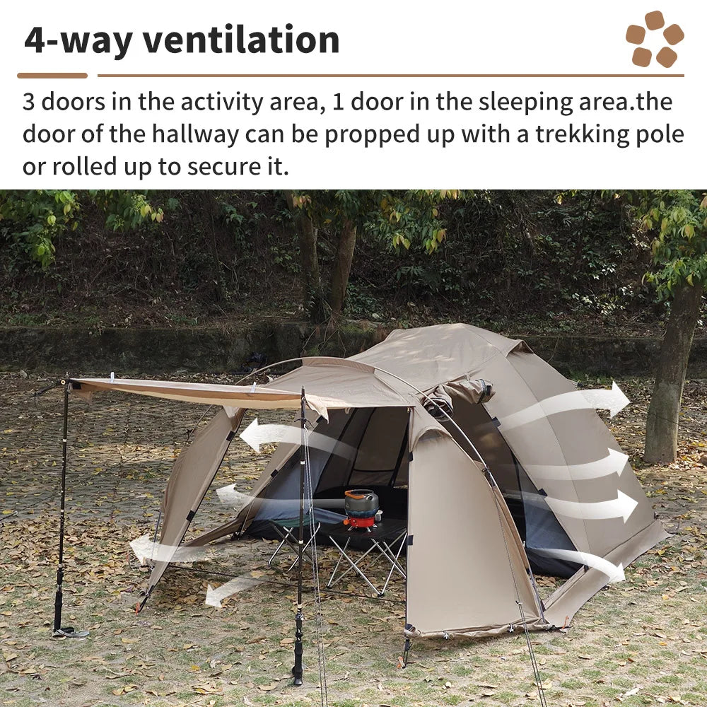 Fireproof Hot Tent Waterproof