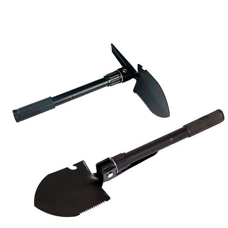 Foldable Portable Camping Shovel with Compass
