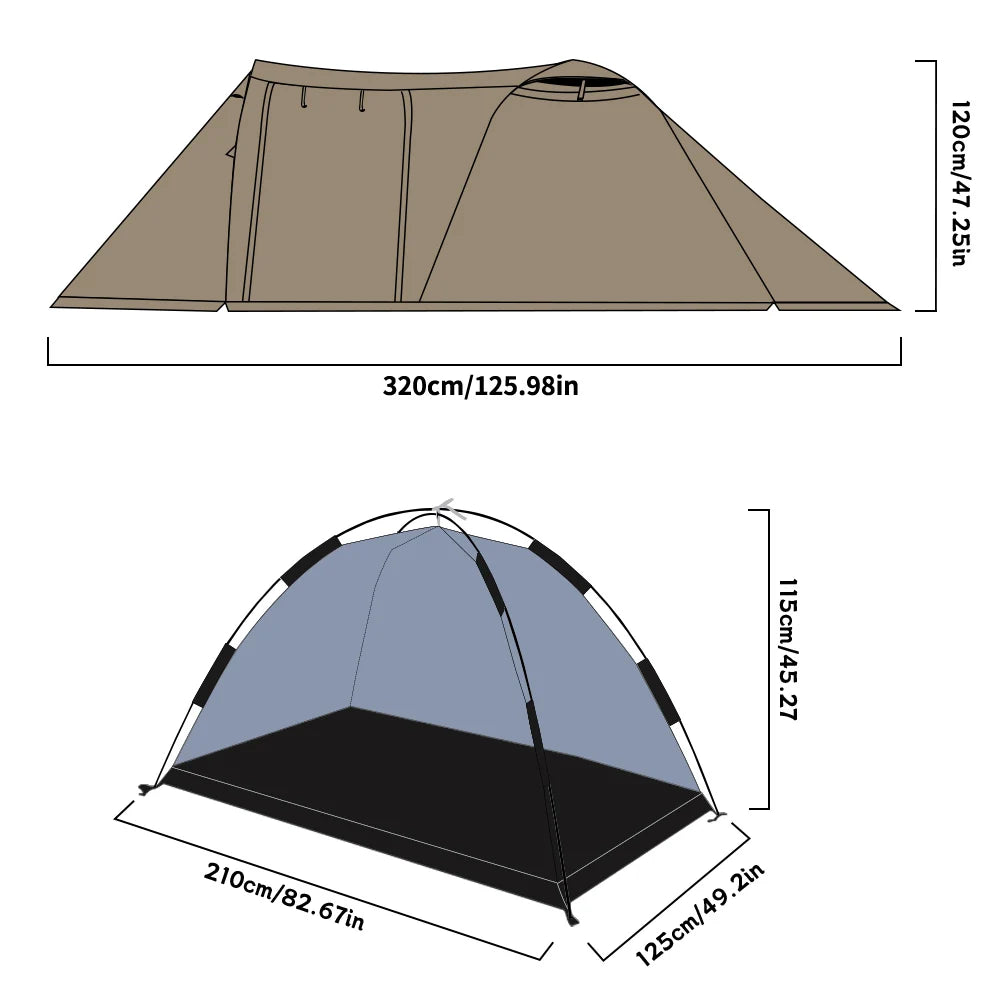 Fireproof Hot Tent Waterproof