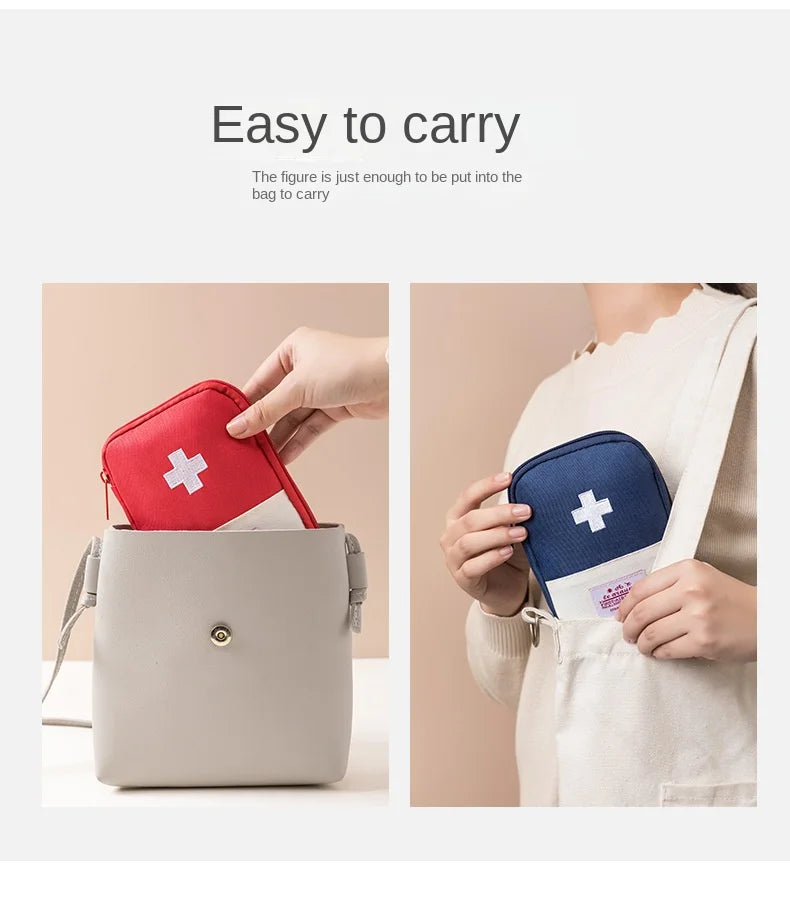 3-Piece Portable First Aid Kit Organizer - Camper Glamping
