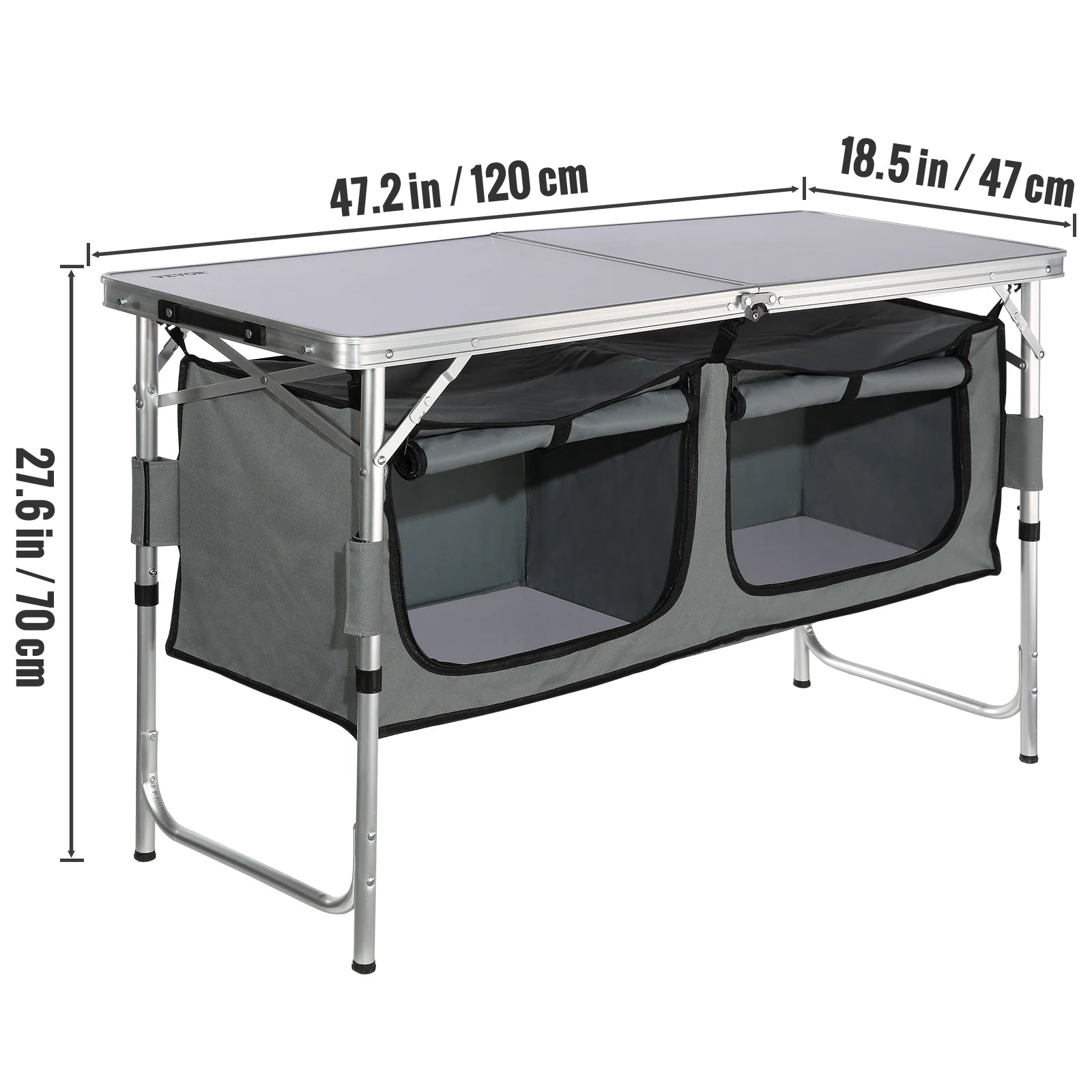Camping Outdoor Kitchen Table Cabinet