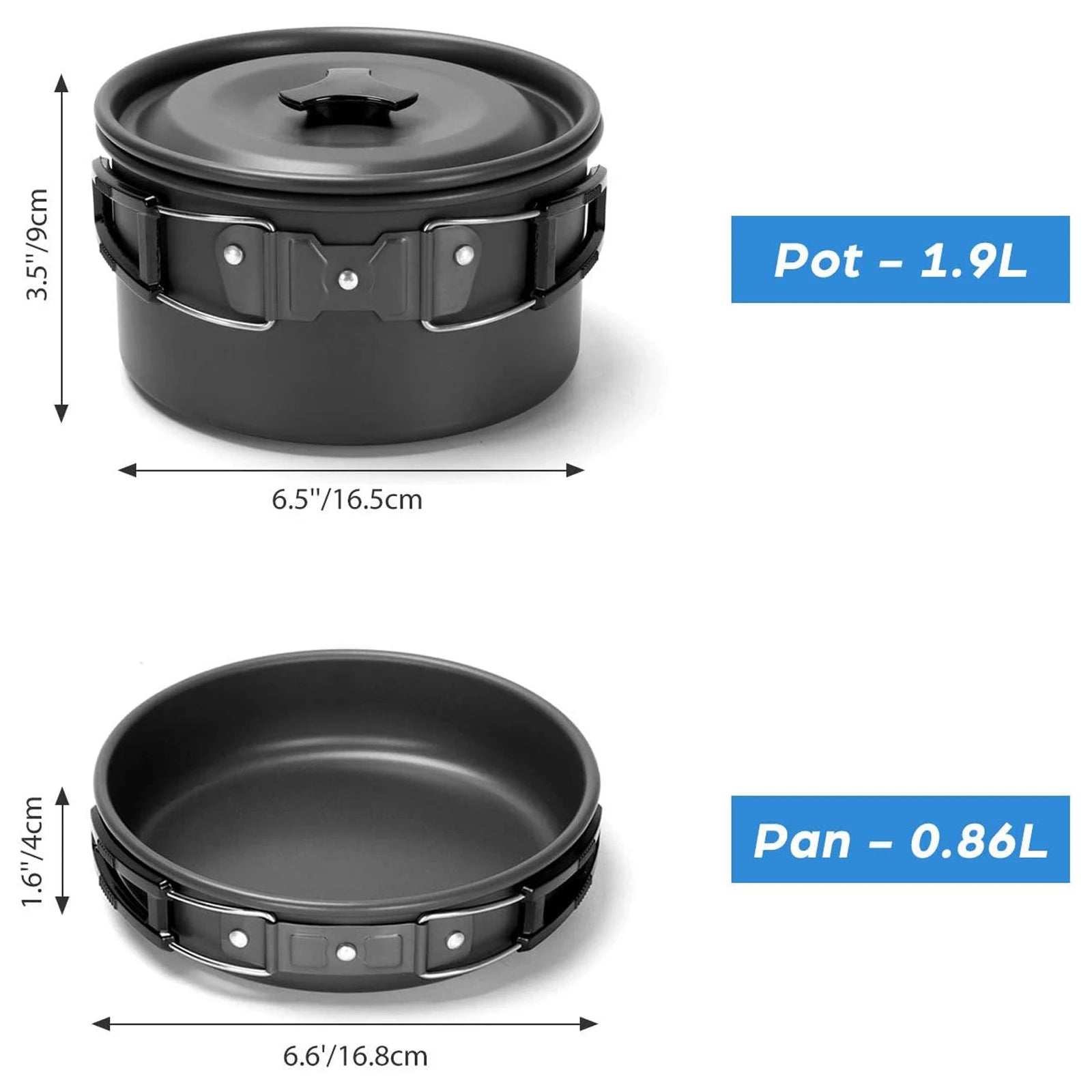 Camping Cookware Set - Camper Glamping