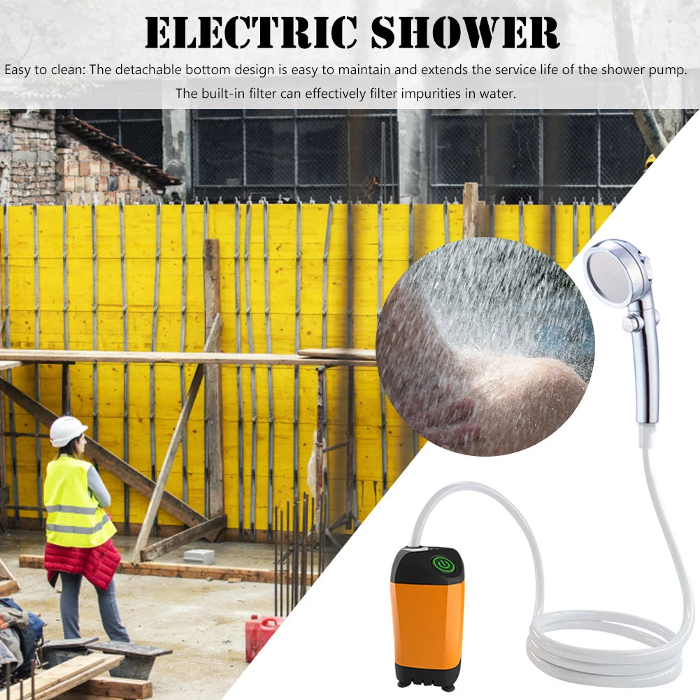 Portable Camping Shower - Rechargable - Camper Glamping