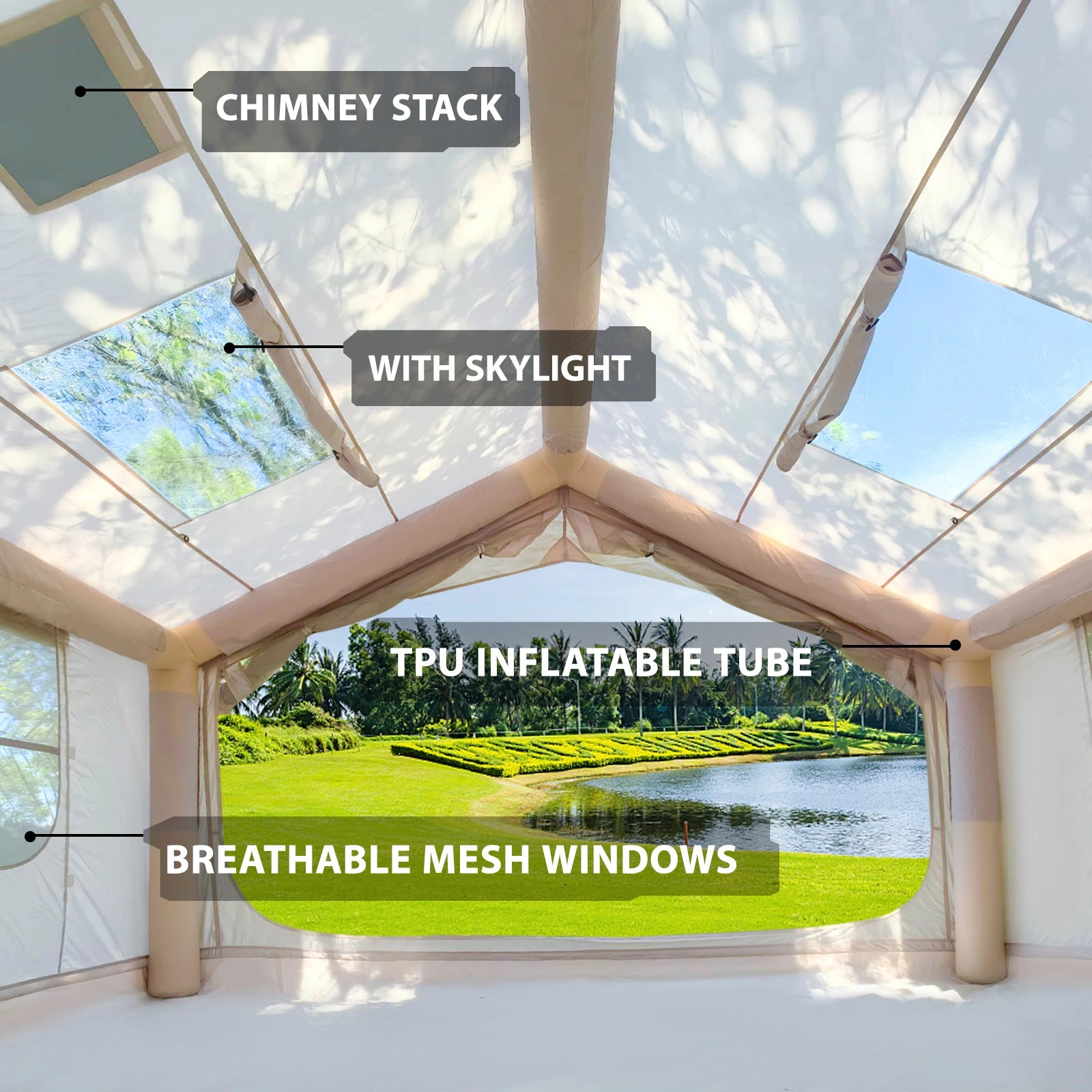 Inflatable Tent for 6-8 People