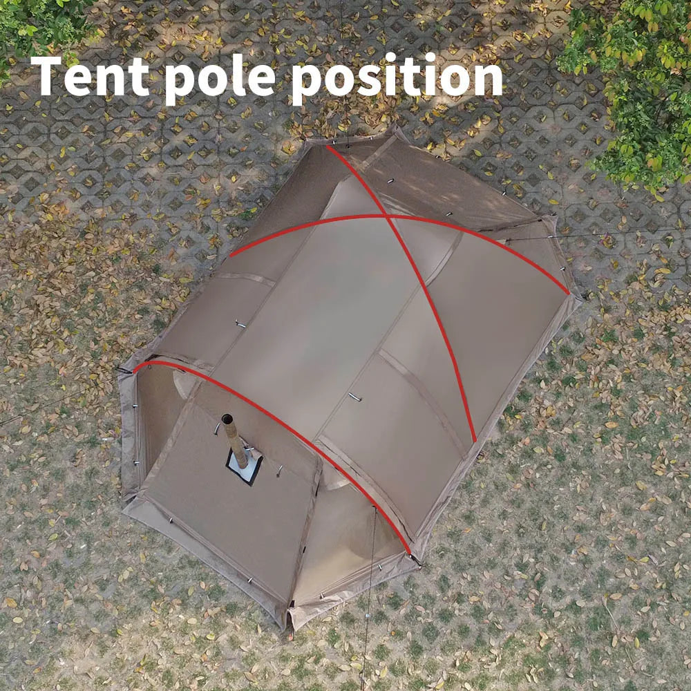 Fireproof Hot Tent Waterproof